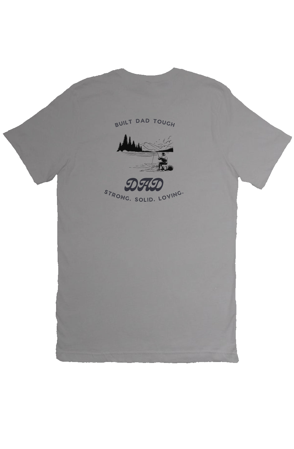 Built Dad Tough - Gone Fishin’ - Storm - Canvas T Shirt