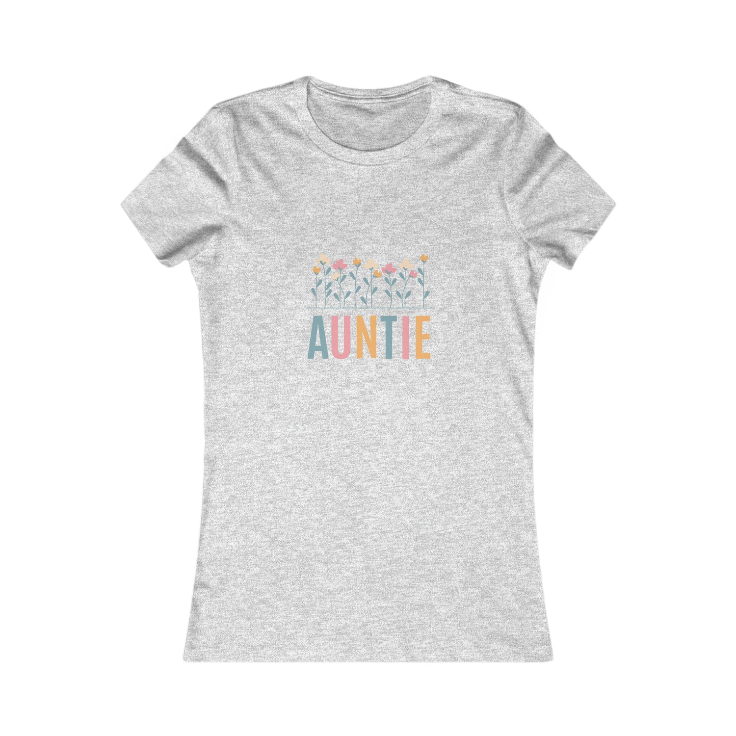 Auntie Flower Power Matching Mini, Mama, Grandma, Nana Women's Favorite Tee