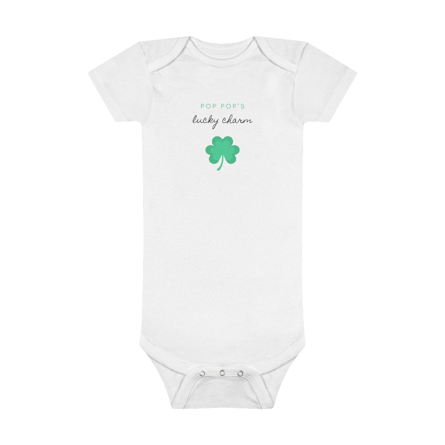 POP POP’S Lucky Charm Baby Short Sleeve Onesie®