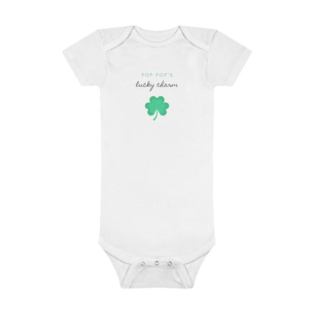 POP POP’S Lucky Charm Baby Short Sleeve Onesie®