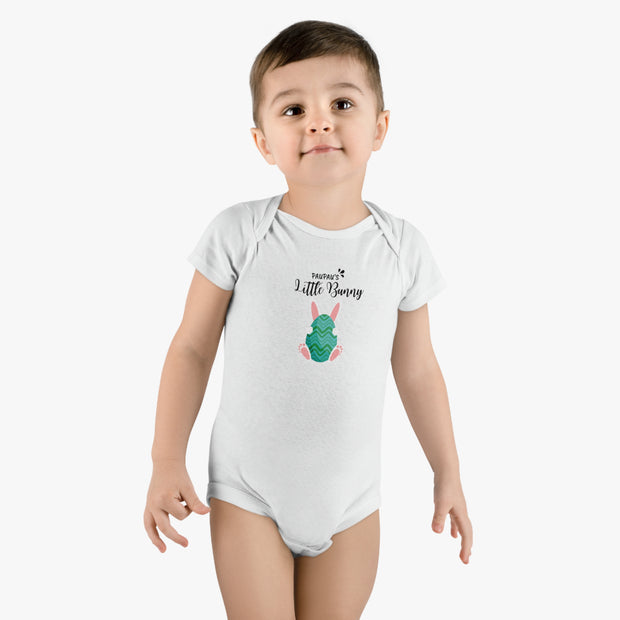 PauPaus Little Bunny Easter Baby Short Sleeve Onesie®