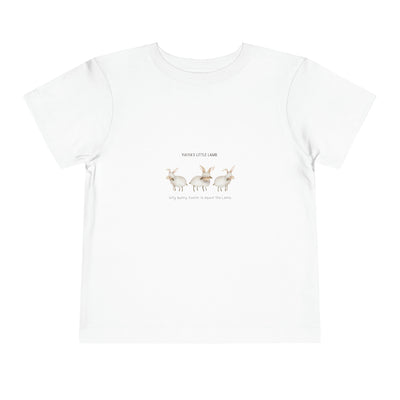 Yiayias little lamb - Easter - Toddler Short Sleeve Tee