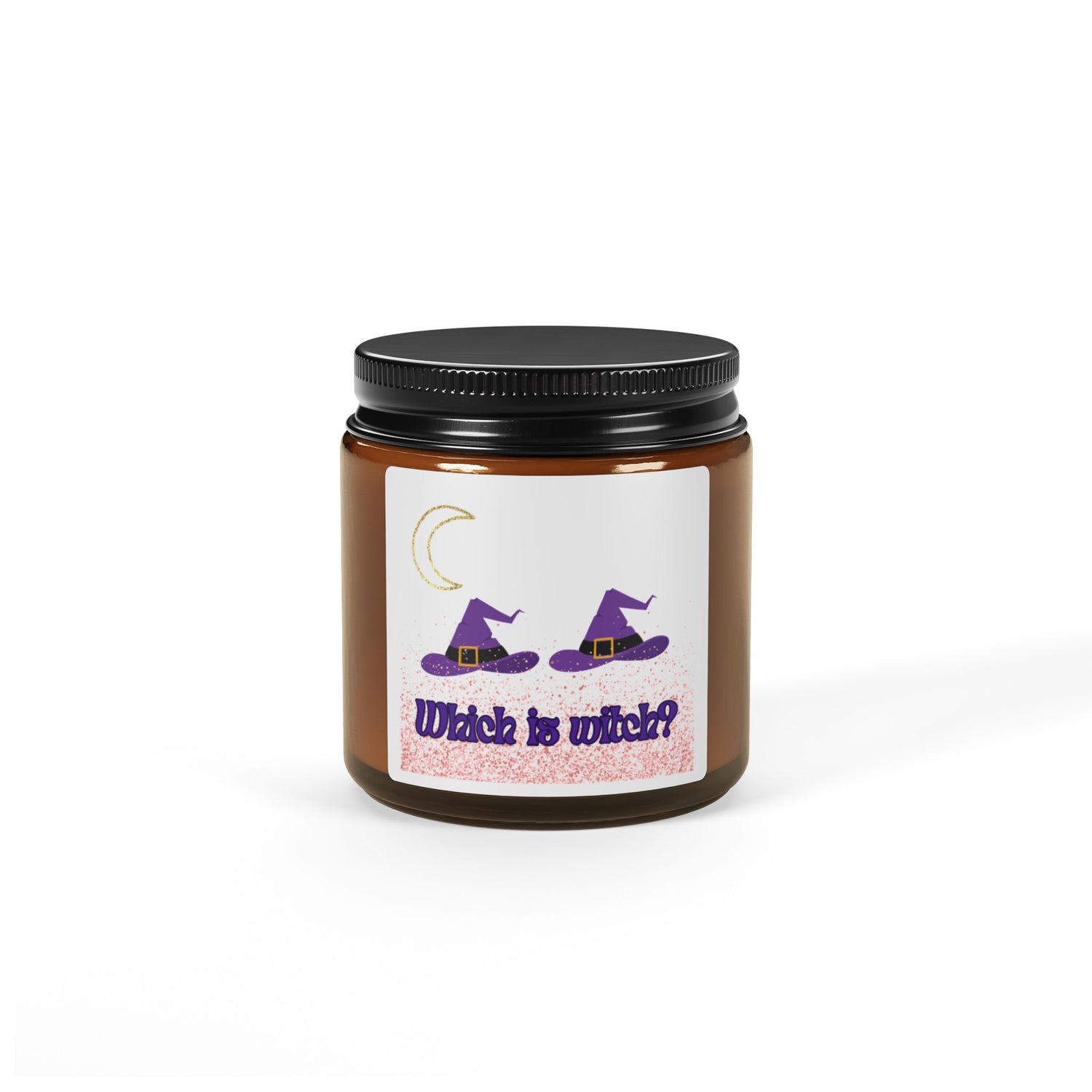 Autumn Double Take - Salyers Twinspirations - Which   is Witch - Scented Soy Candle (Multi-Size, Amber Jar)