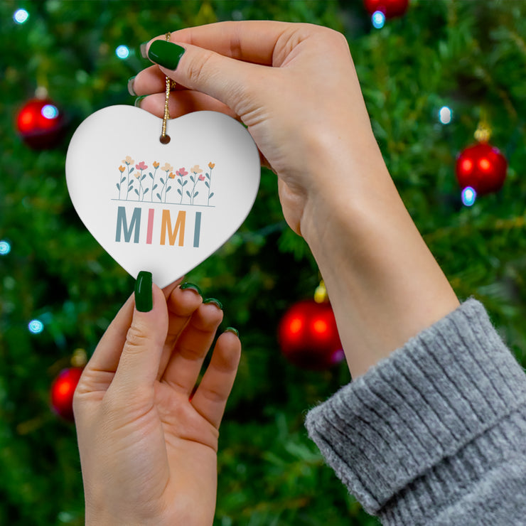 MIMI Ceramic Ornament, 4 Shapes