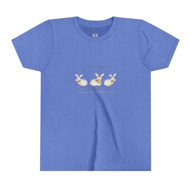 Yiayias little lamb - Youth Short Sleeve Tee