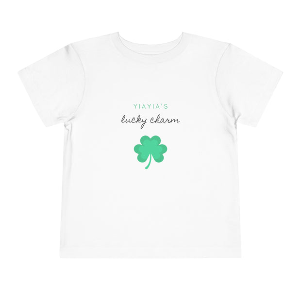 YIAYIA’S Lucky Charm Toddler Short Sleeve Tee