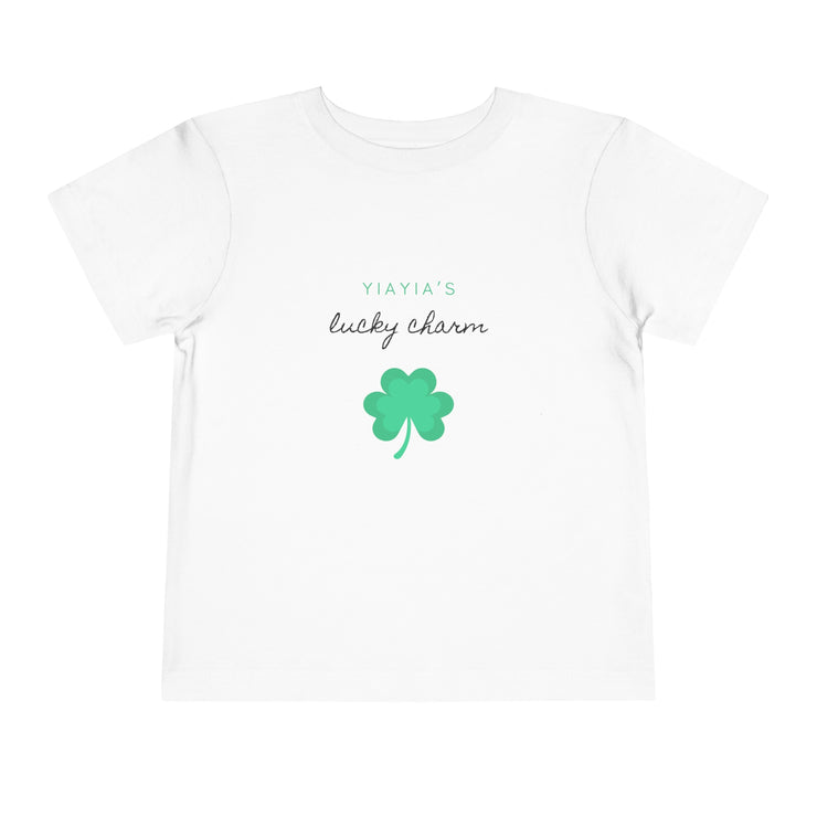 YIAYIA’S Lucky Charm Toddler Short Sleeve Tee