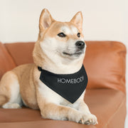 HOMEBODY - Black Pet Bandana Collar