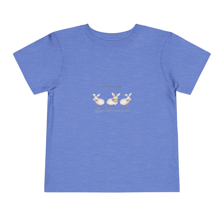 Copy of Yiayias little lamb - Easter - Toddler Short Sleeve Tee