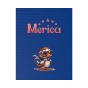 Red, White, And Blue - 4th of July - Merica Flyin Eagle Canvas, Stretched, 0.75"