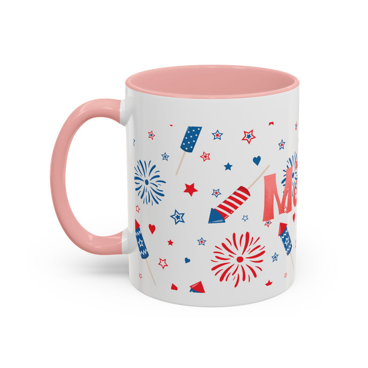 Red, White, And Blue - 4th of July - Merica Coffee Mug (11, 15oz)