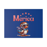 Red, White, And Blue - 4th of July - Merica Flyin Eagle Canvas, Stretched, 0.75"