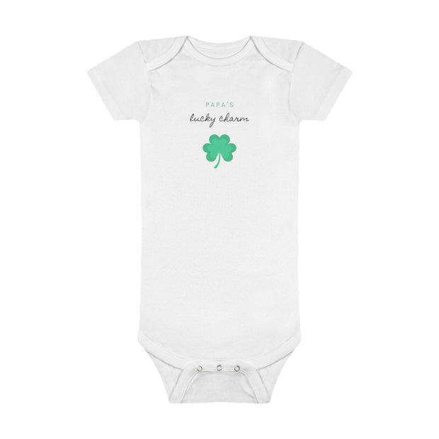 PAPA’S Lucky Charm Baby Short Sleeve Onesie®