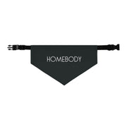 HOMEBODY - Black Pet Bandana Collar