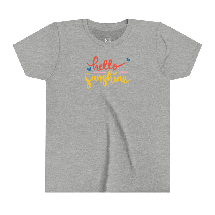 Hello Sunshine - give back - Youth Short Sleeve Tee