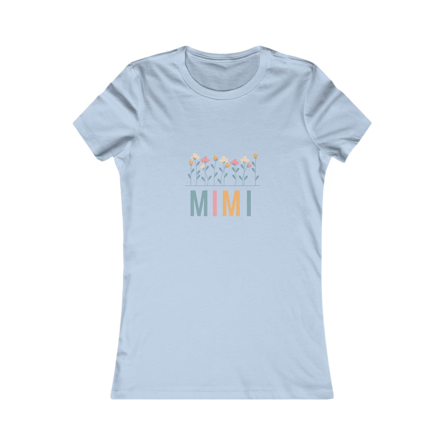 MIMI Flower Power Matching Mini, Auntie, Grandma, Nana Women's Favorite Tee