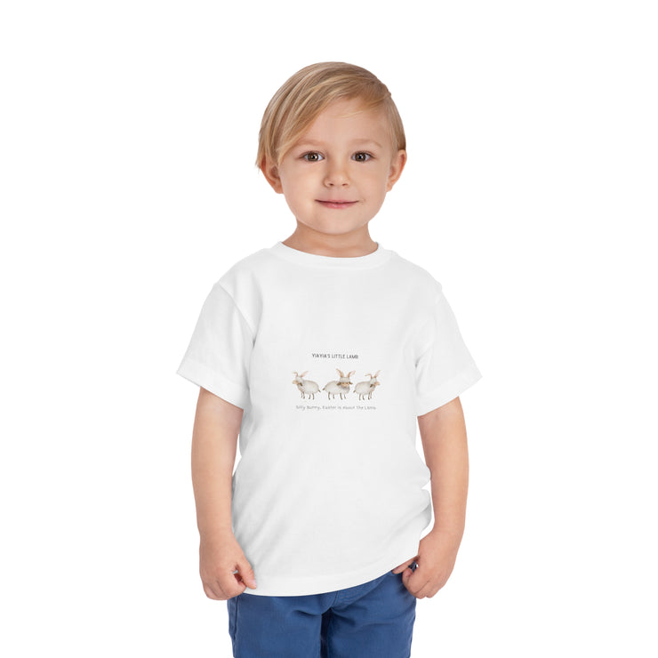 Copy of Yiayias little lamb - Easter - Toddler Short Sleeve Tee