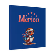 Red, White, And Blue - 4th of July - Merica Flyin Eagle Canvas, Stretched, 0.75"