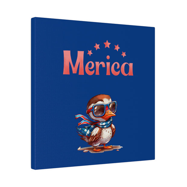 Red, White, And Blue - 4th of July - Merica Flyin Eagle Canvas, Stretched, 0.75"