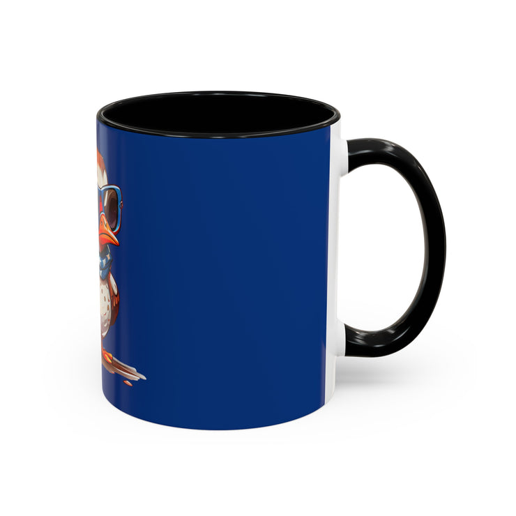 Red, White, And Blue - 4th of July - Flyin Eagle - Coffee Mug (11, 15oz)