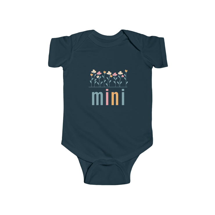 Mini and ME Flower Infant Fine Jersey Bodysuit matching Mama, Mimi, Nana, and Auntie