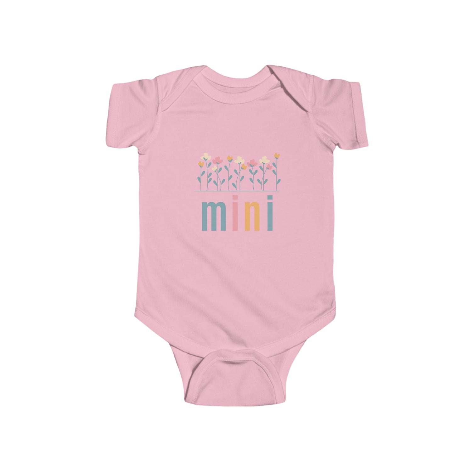 Mini and ME Flower Infant Fine Jersey Bodysuit matching Mama, Mimi, Nana, and Auntie