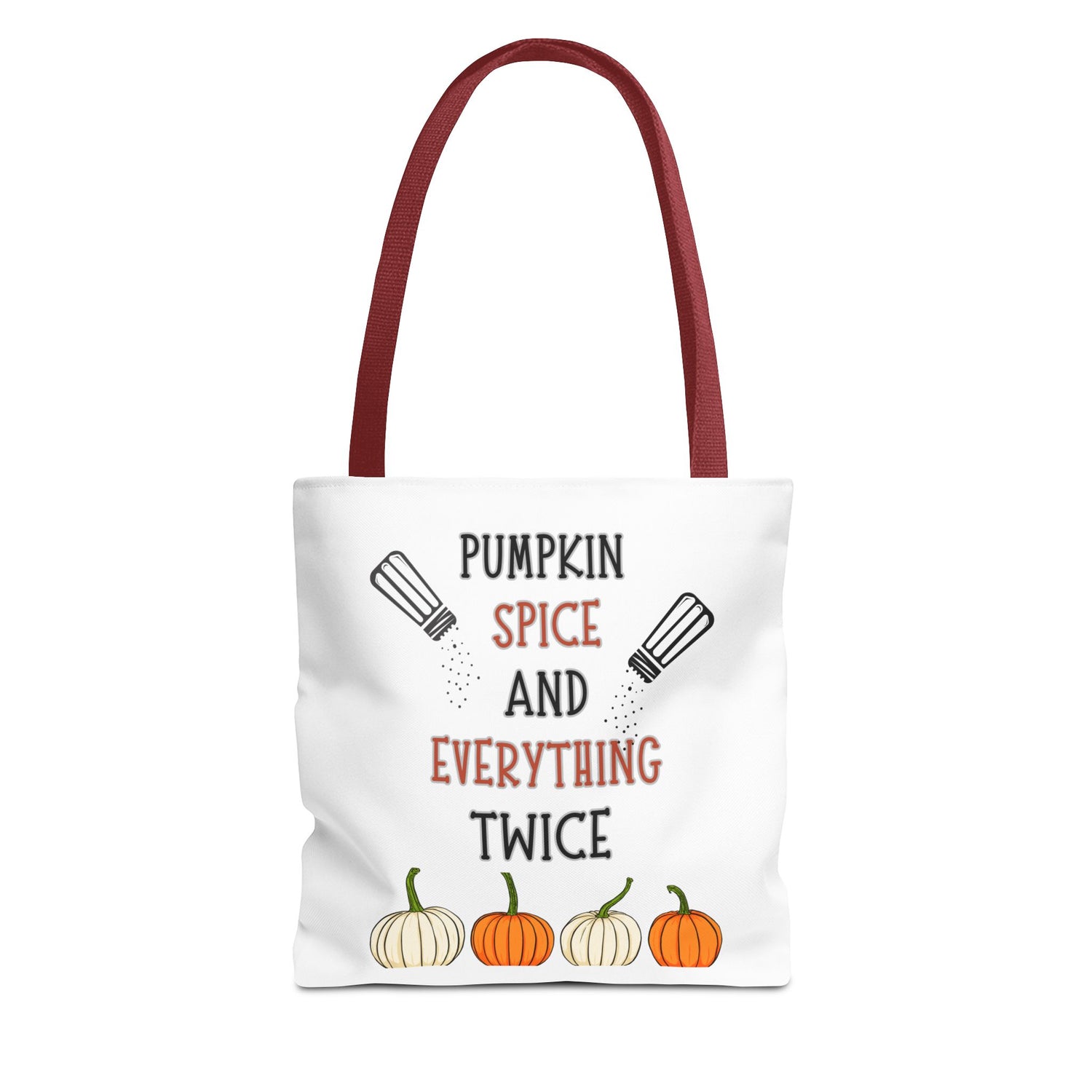 Autumn Double Take - Salyers Twinspirations - Pumpkin Spice Tote Bag (AOP)