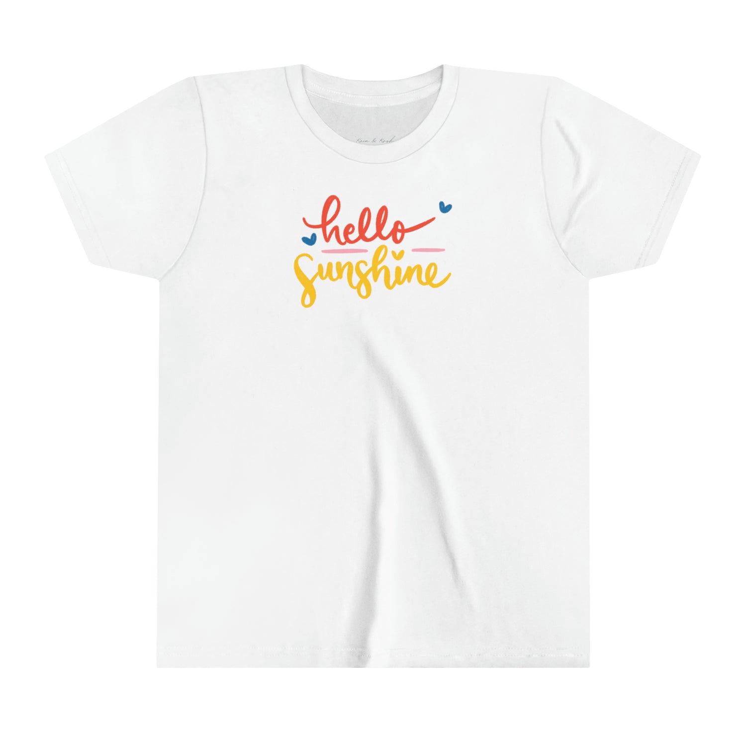 Hello Sunshine - give back - Youth Short Sleeve Tee