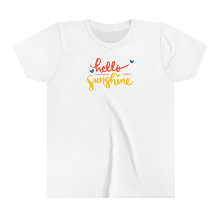 Hello Sunshine - give back - Youth Short Sleeve Tee