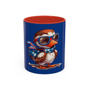 Red, White, And Blue - 4th of July - Flyin Eagle - Coffee Mug (11, 15oz)