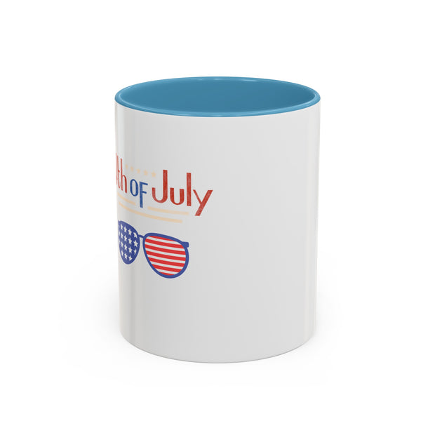 Red, White, And Blue - 4th of July - Sunnies -  Coffee Mug (11, 15oz)