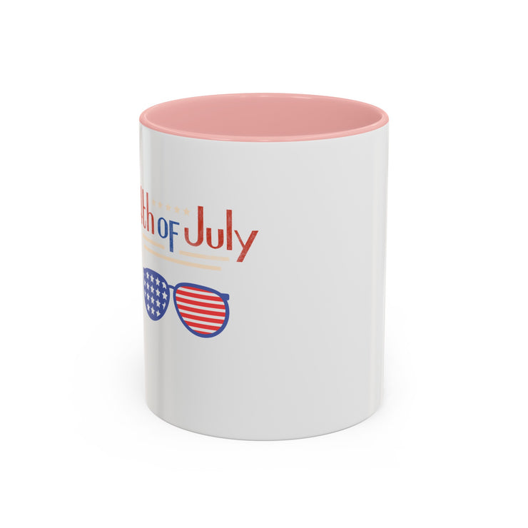 Red, White, And Blue - 4th of July - Sunnies -  Coffee Mug (11, 15oz)