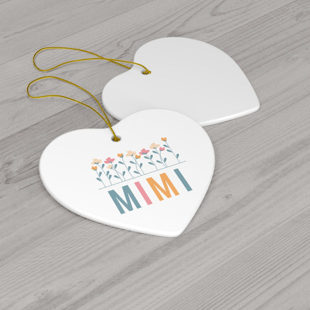 MIMI Ceramic Ornament, 4 Shapes