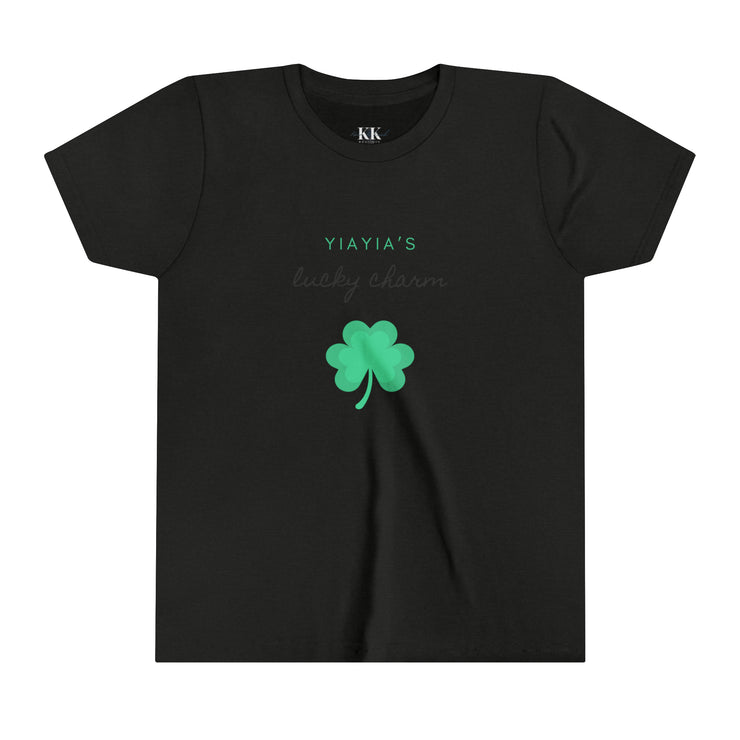 Yiayias Lucky Charm Youth Short Sleeve T-shirt