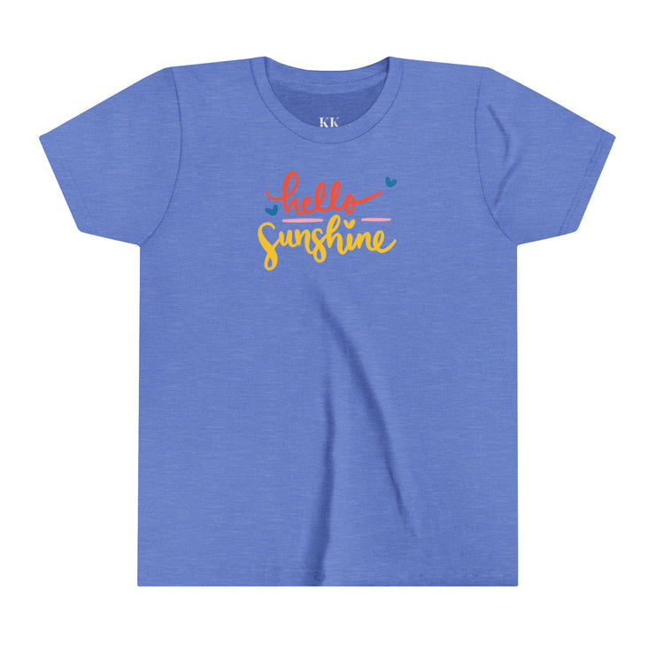 Hello Sunshine - give back - Youth Short Sleeve Tee