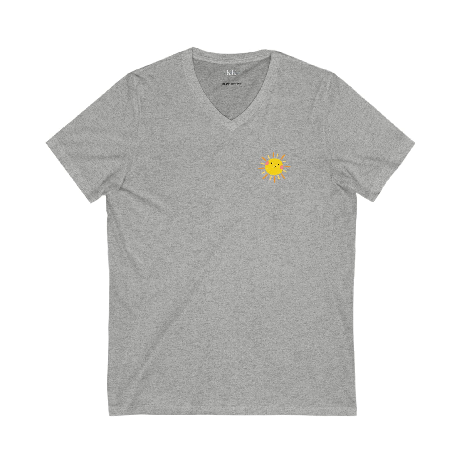 Sunshine - Unisex Jersey Short Sleeve V-Neck Tee