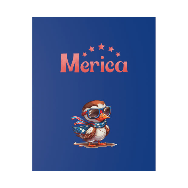 Red, White, And Blue - 4th of July - Merica Flyin Eagle Canvas, Stretched, 0.75"