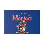 Red, White, And Blue - 4th of July - Merica Flyin Eagle Canvas, Stretched, 0.75"