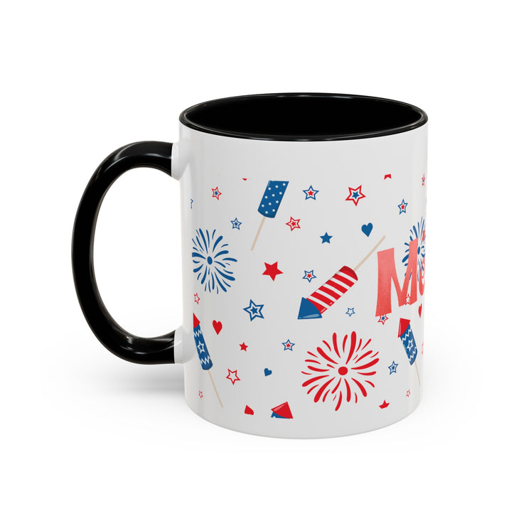 Red, White, And Blue - 4th of July - Merica Coffee Mug (11, 15oz)