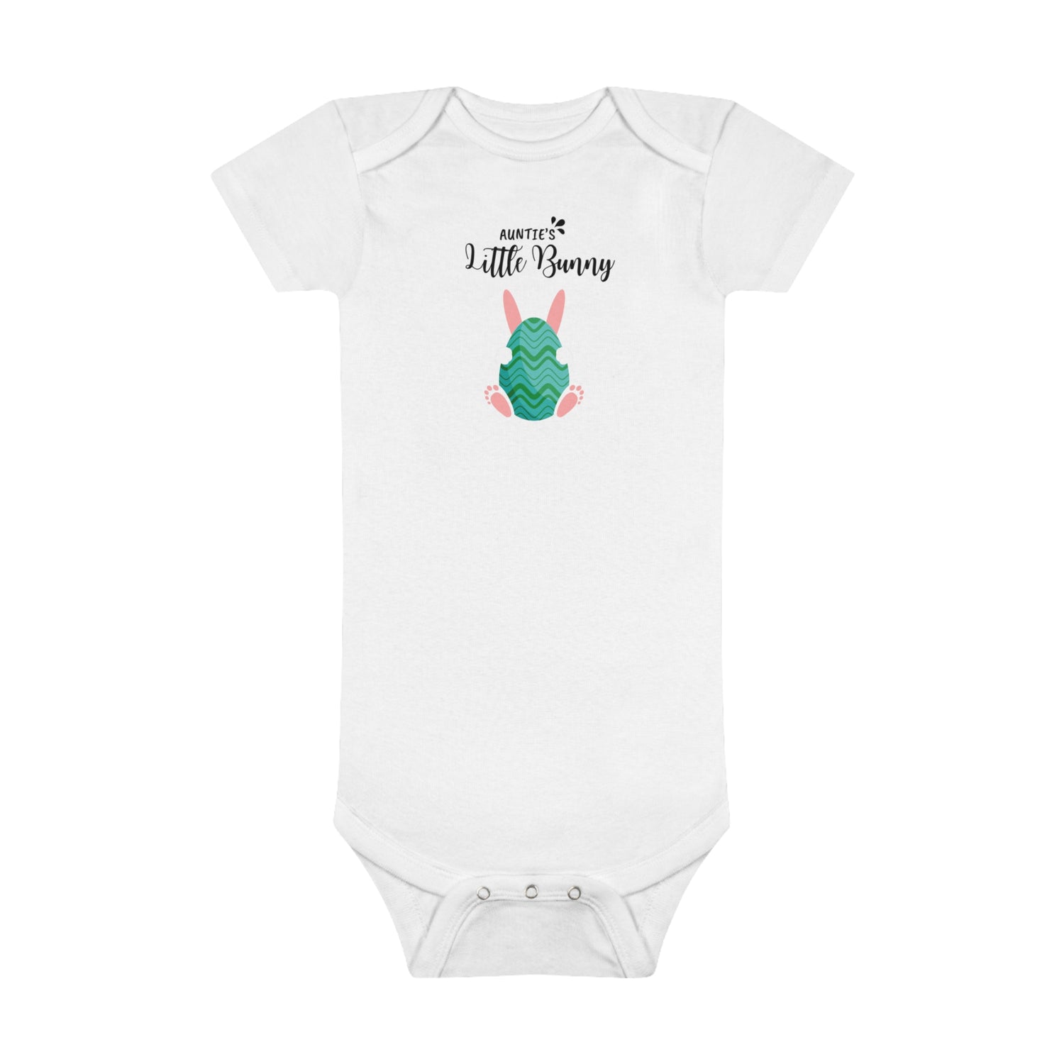 Aunties Little Bunny Baby Short Sleeve Onesie®