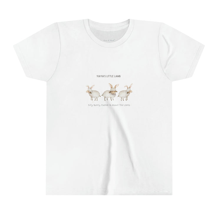 Yiayias little lamb - Youth Short Sleeve Tee