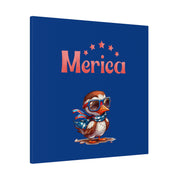 Red, White, And Blue - 4th of July - Merica Flyin Eagle Canvas, Stretched, 0.75"