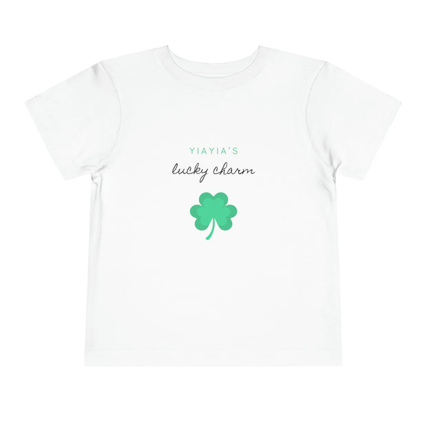 YIAYIA’S Lucky Charm Toddler Short Sleeve Tee