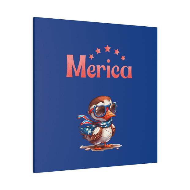 Red, White, And Blue - 4th of July - Merica Flyin Eagle Canvas, Stretched, 0.75"