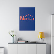 Red, White, And Blue - 4th of July - Merica - Matte Canvas, Stretched, 0.75"