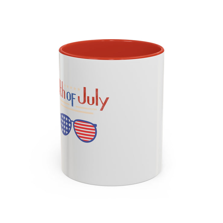 Red, White, And Blue - 4th of July - Sunnies -  Coffee Mug (11, 15oz)