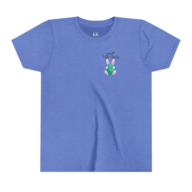 Paupaus Little Bunny Easter Youth Short Sleeve Tee