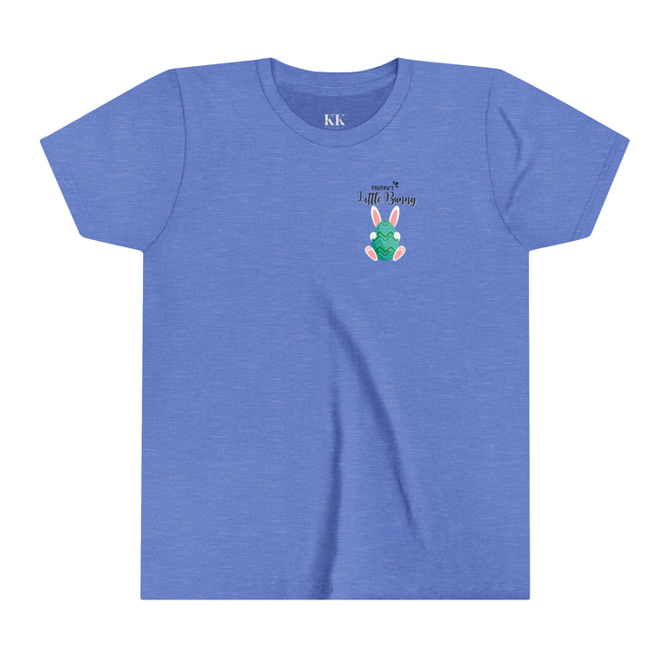 Paupaus Little Bunny Easter Youth Short Sleeve Tee