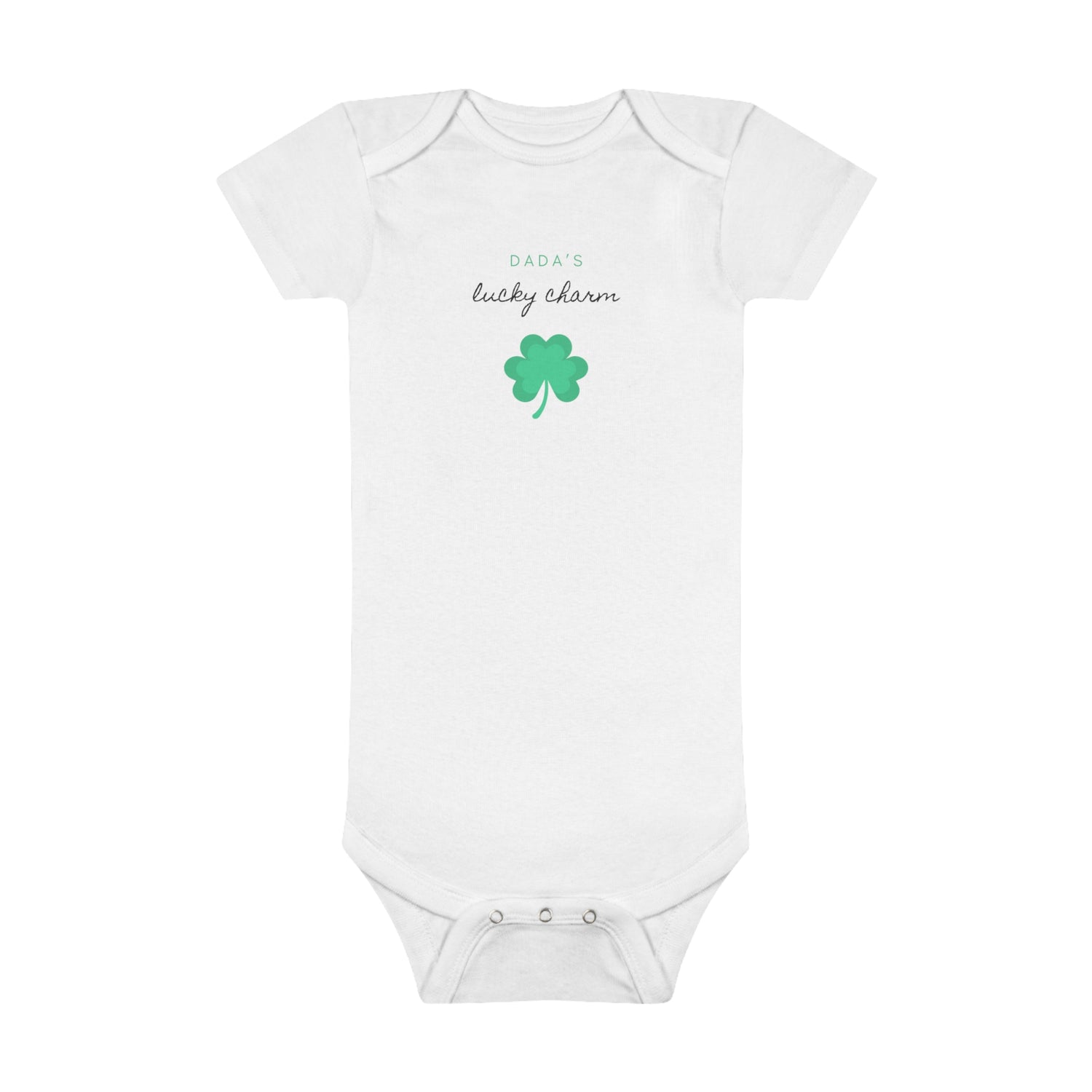 DADA’S Lucky Charm Baby Short Sleeve Onesie®