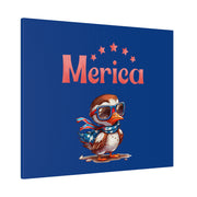 Red, White, And Blue - 4th of July - Merica Flyin Eagle Canvas, Stretched, 0.75"